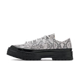 Unisex Converse Chuck 70 Formal Suede Snake Print Low Top Barely Grey
