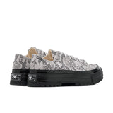 Unisex Converse Chuck 70 Formal Suede Snake Print Low Top Barely Grey